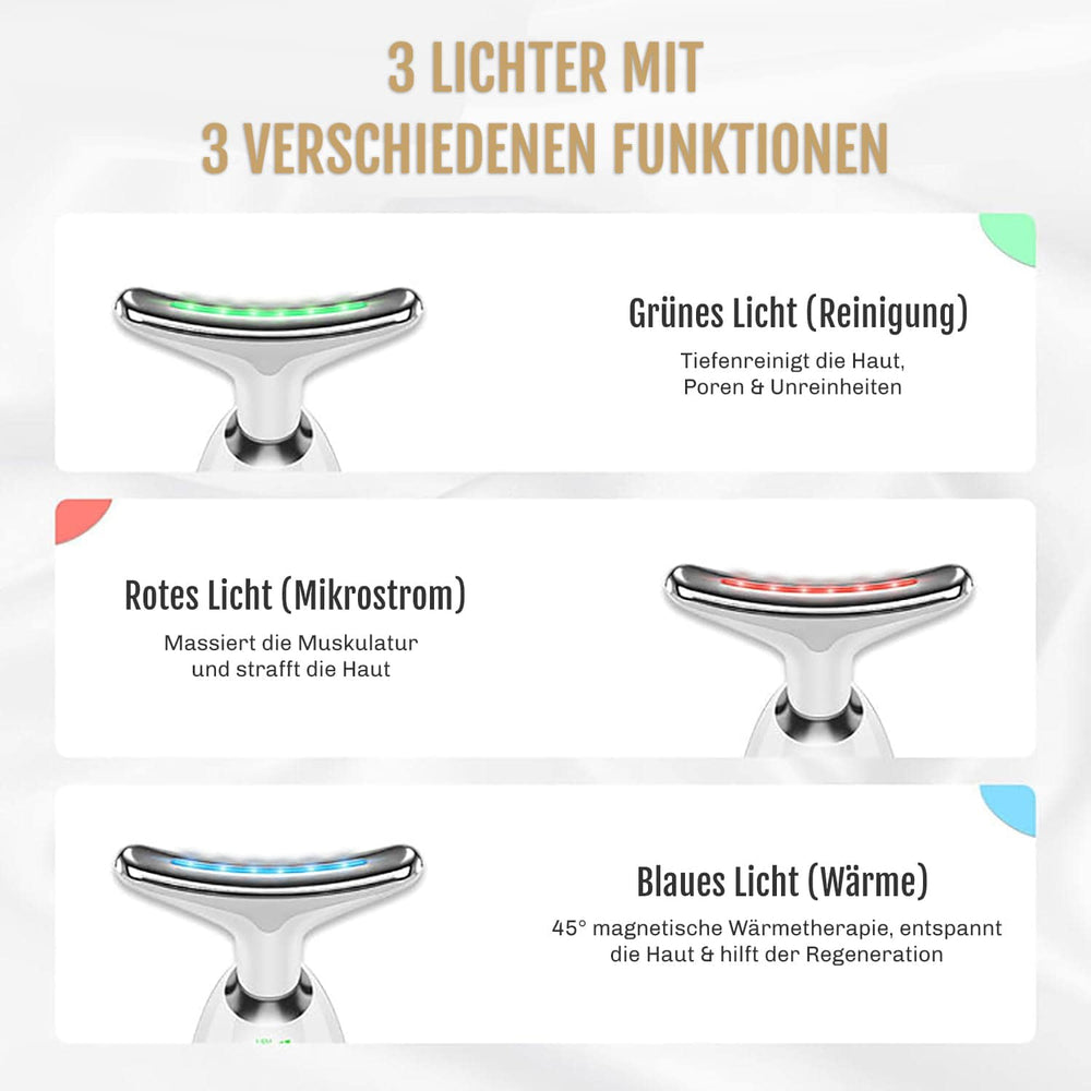 Amevia™ LumiSculpt – Gesicht & Hals Lifting-Massager